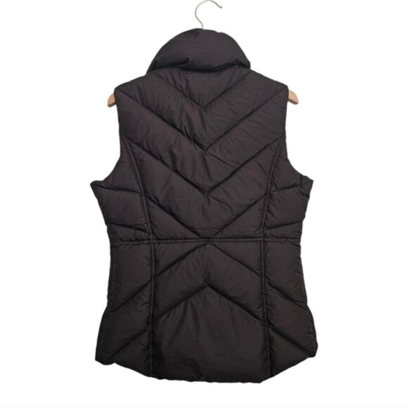 J Crew Brown Down Puffer Vest Quilted Small - Picture 3 of 7
